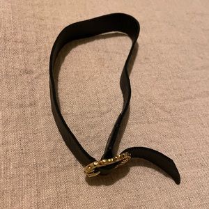 AYAI Katya Leather Choker in Black